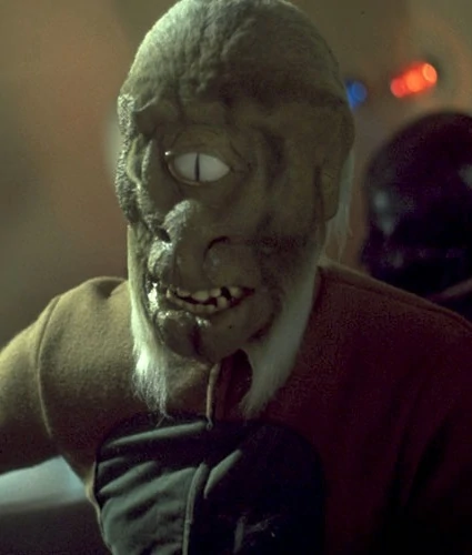 Una Chadra-Fan, un Bith, un Sakiyan, un Abyssin, un Aqualish, un umano, un Rodiano, un Wookie e un Muftak entrano in un bar