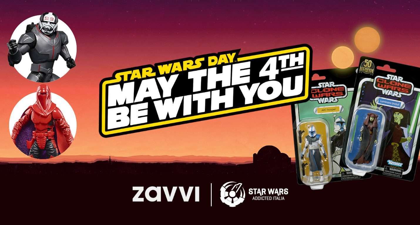 Star Wars Day: action figures e molto altro in offerta su Zavvi!
