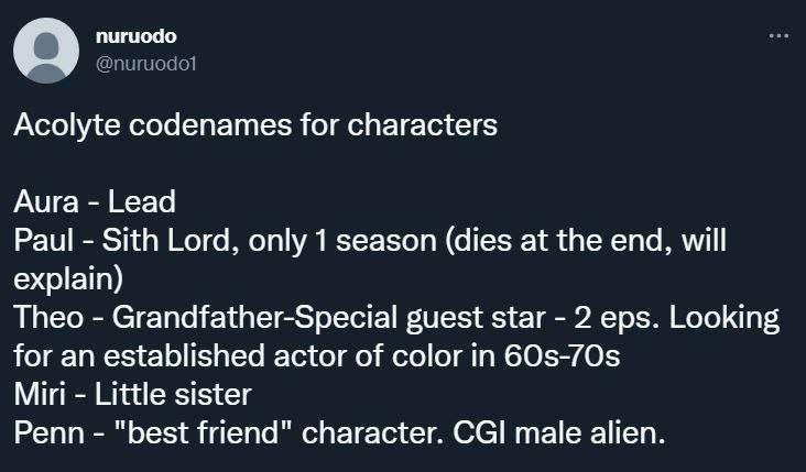 The Acolyte: prime informazioni sulla trama e i personaggi della serie per Disney+