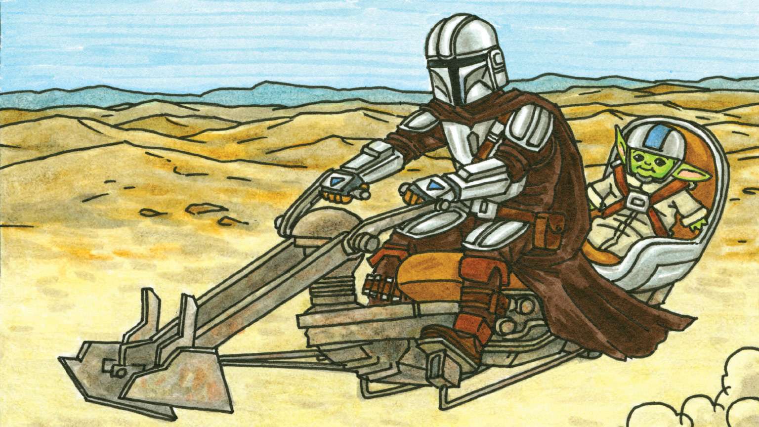 The Mandalorian and Child: il nuovo libro di Jeffrey Brown
