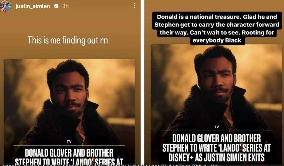 Star Wars: Lando, Lo screenwriter originale della serie ha scoperto di essere stato licenziato leggendolo online