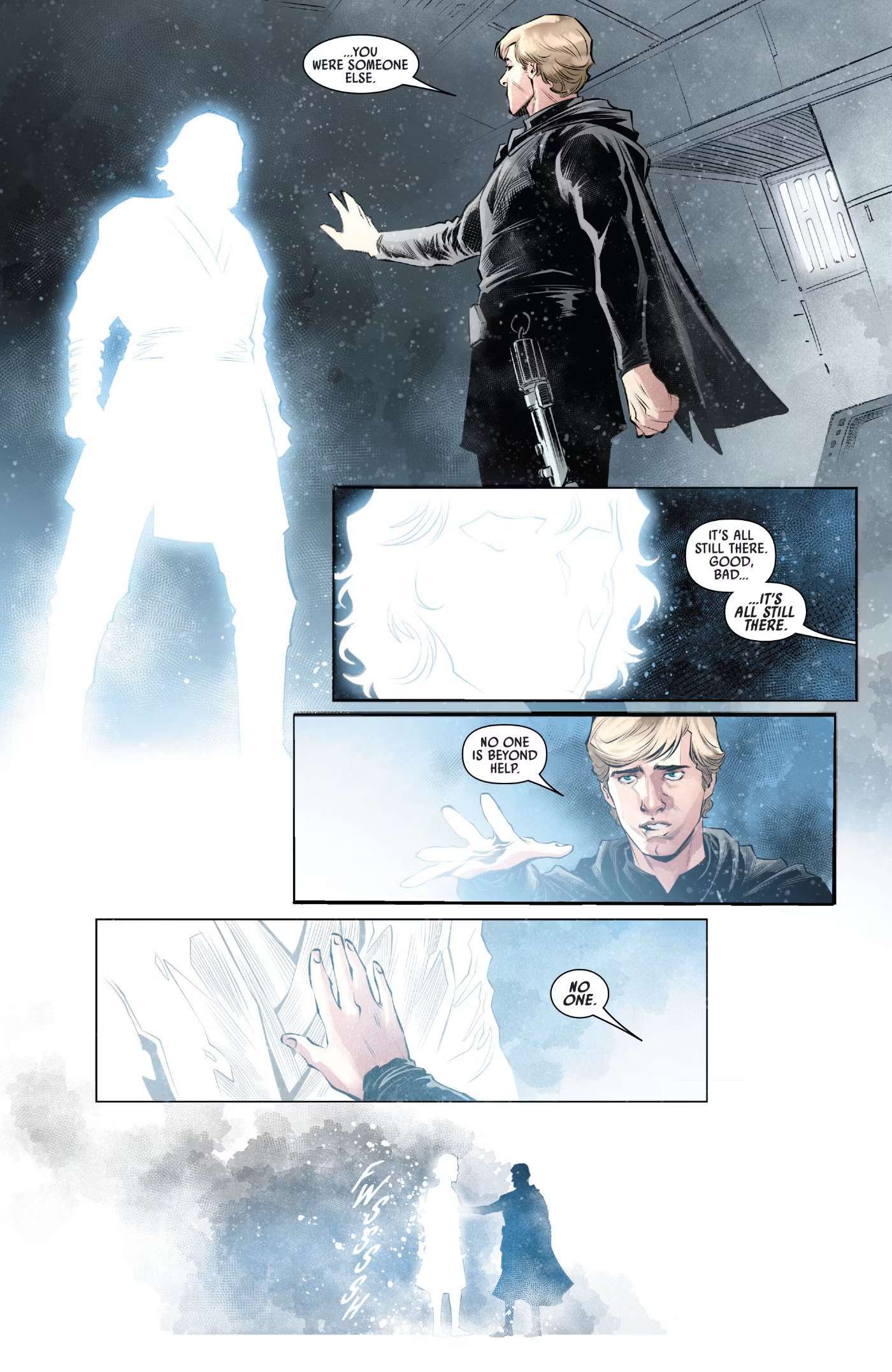 Star Wars: rivelato l’istante in cui Luke Skywalker comprende di poter redimere suo padre, Darth Vader