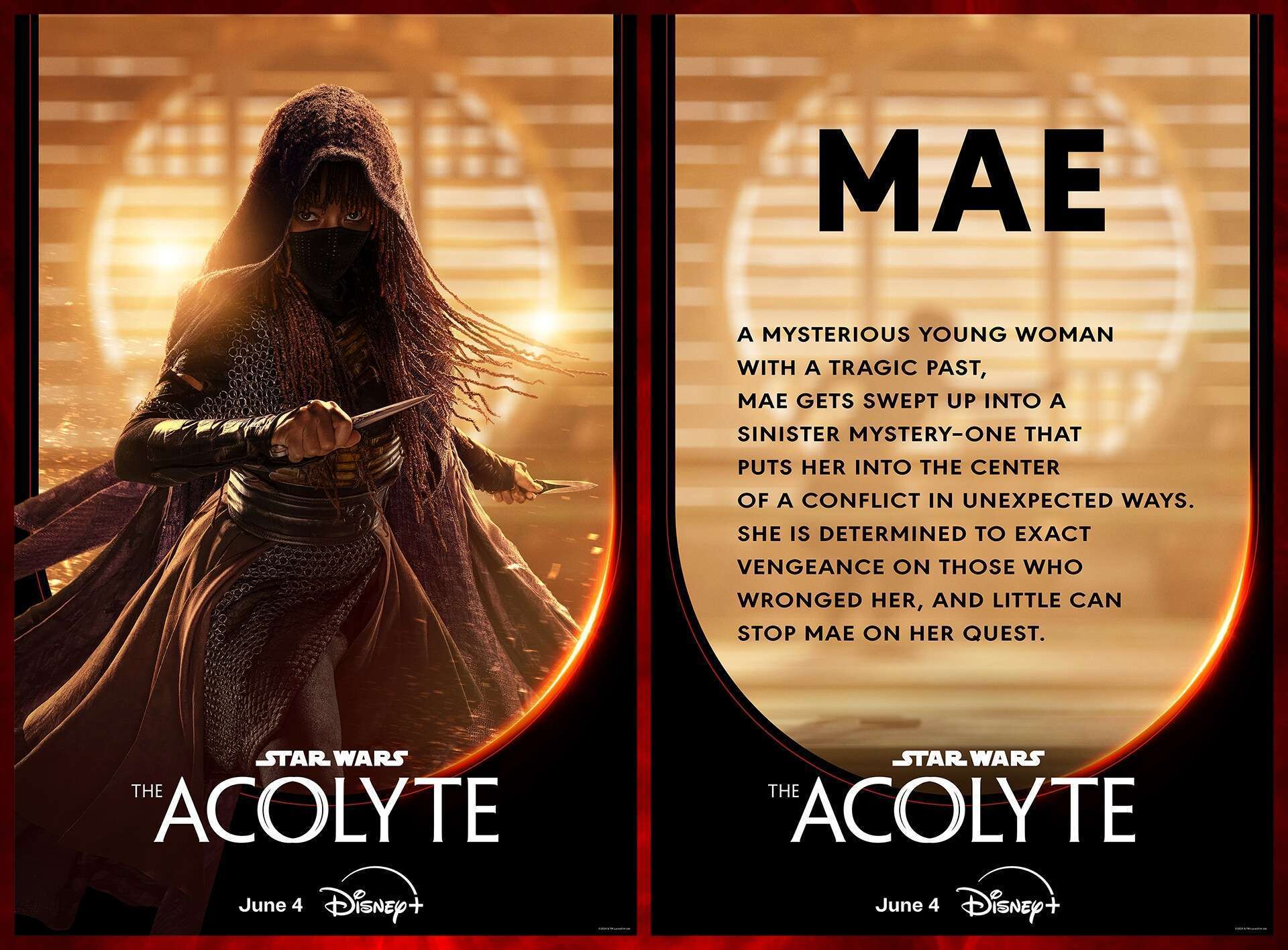 The Acolyte: ecco i nuovi poster e le descrizioni ufficiali dei personaggi della nuova serie di Star Wars