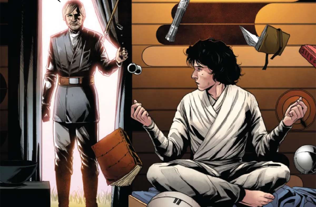 Il confronto tra Luke Skywalker e Ben Solo, nell’ultimo numero di Star Wars