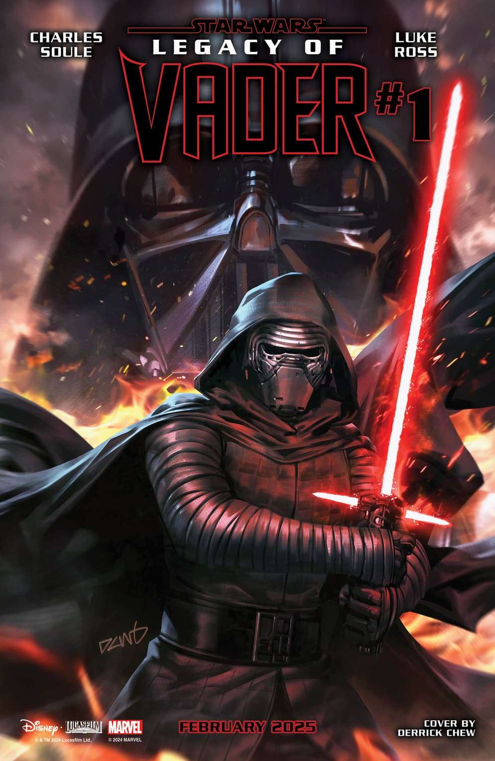 Il ritorno di Kylo Ren nel nuovo fumetto Star Wars: Legacy of Vader