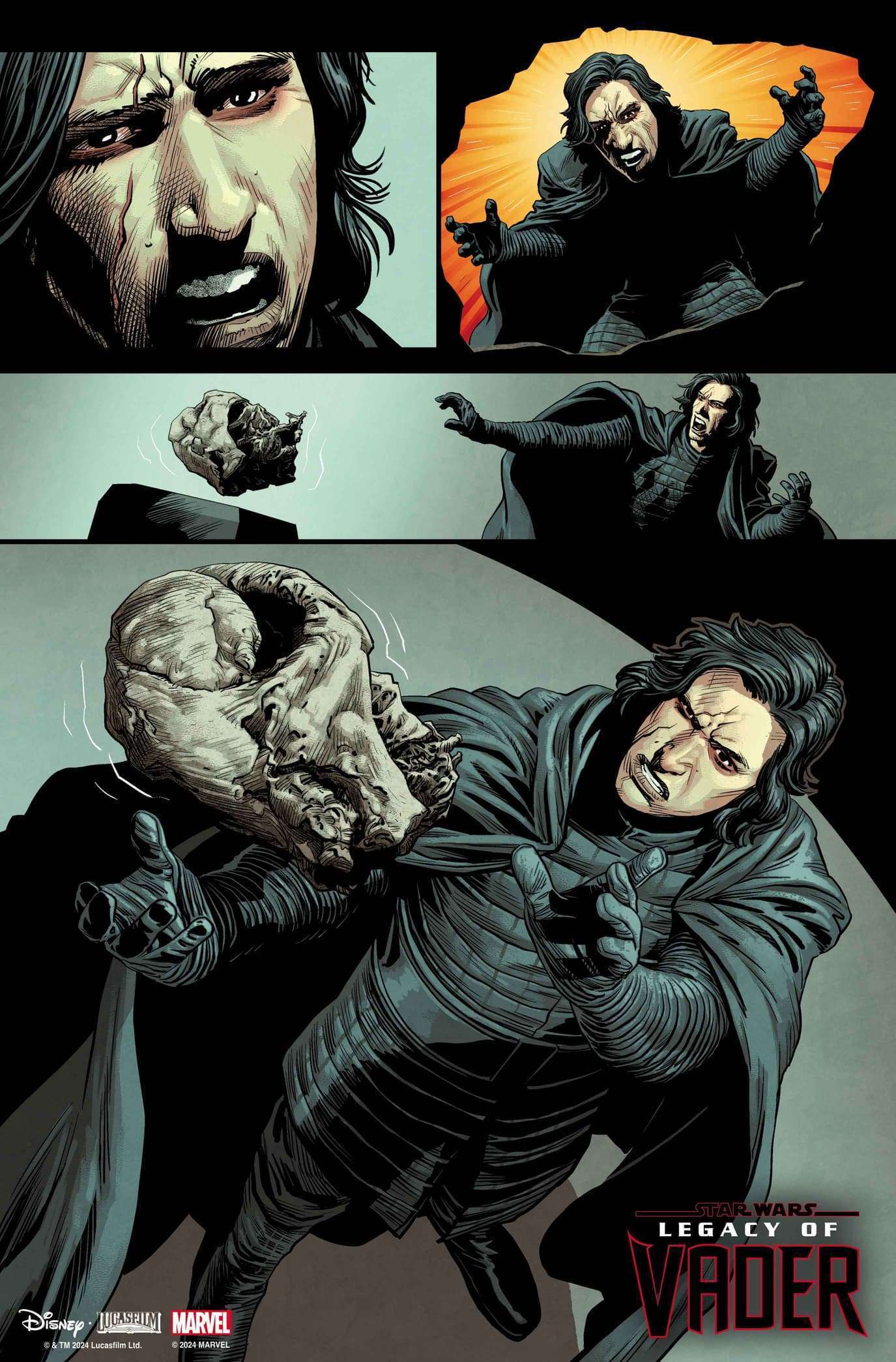 Il ritorno di Kylo Ren nel nuovo fumetto Star Wars: Legacy of Vader