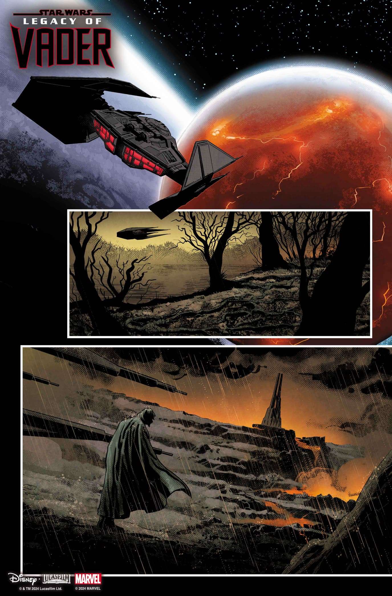 Il ritorno di Kylo Ren nel nuovo fumetto Star Wars: Legacy of Vader