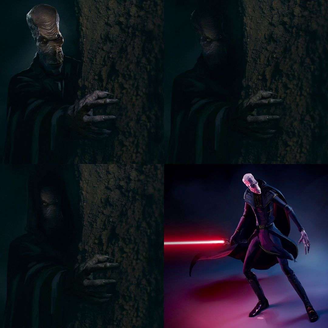 The Acolyte: pubblicato il concept di Darth Plagueis