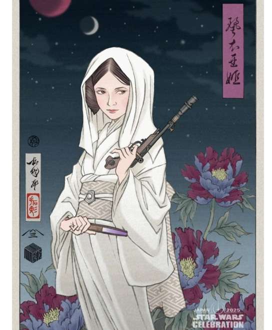 Star Wars Celebration 2025: Svelate le nuove bellissime fan card in stile ukiyo-e