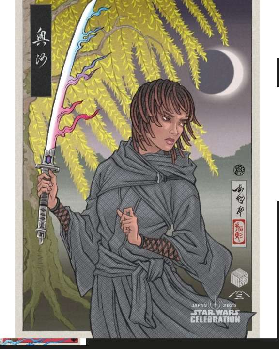 Star Wars Celebration 2025: Svelate le nuove bellissime fan card in stile ukiyo-e