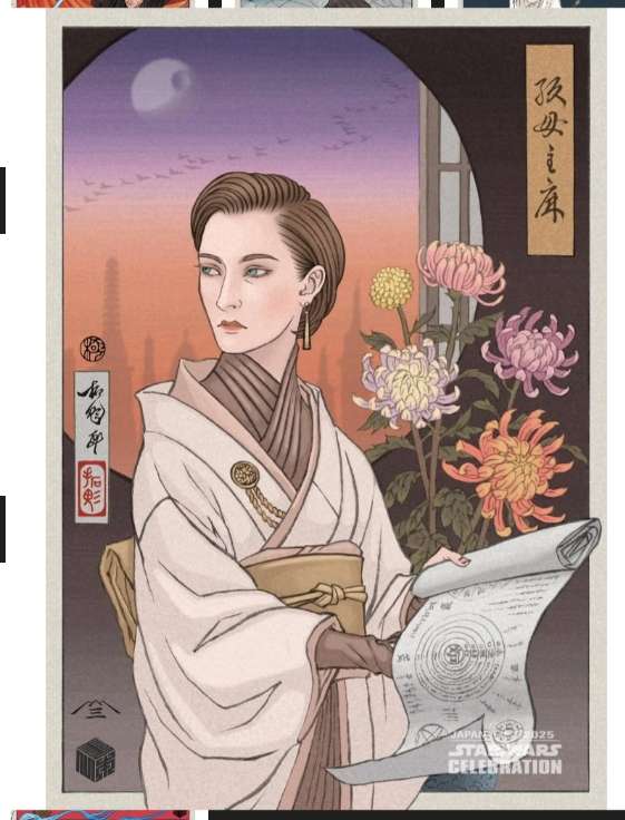 Star Wars Celebration 2025: Svelate le nuove bellissime fan card in stile ukiyo-e