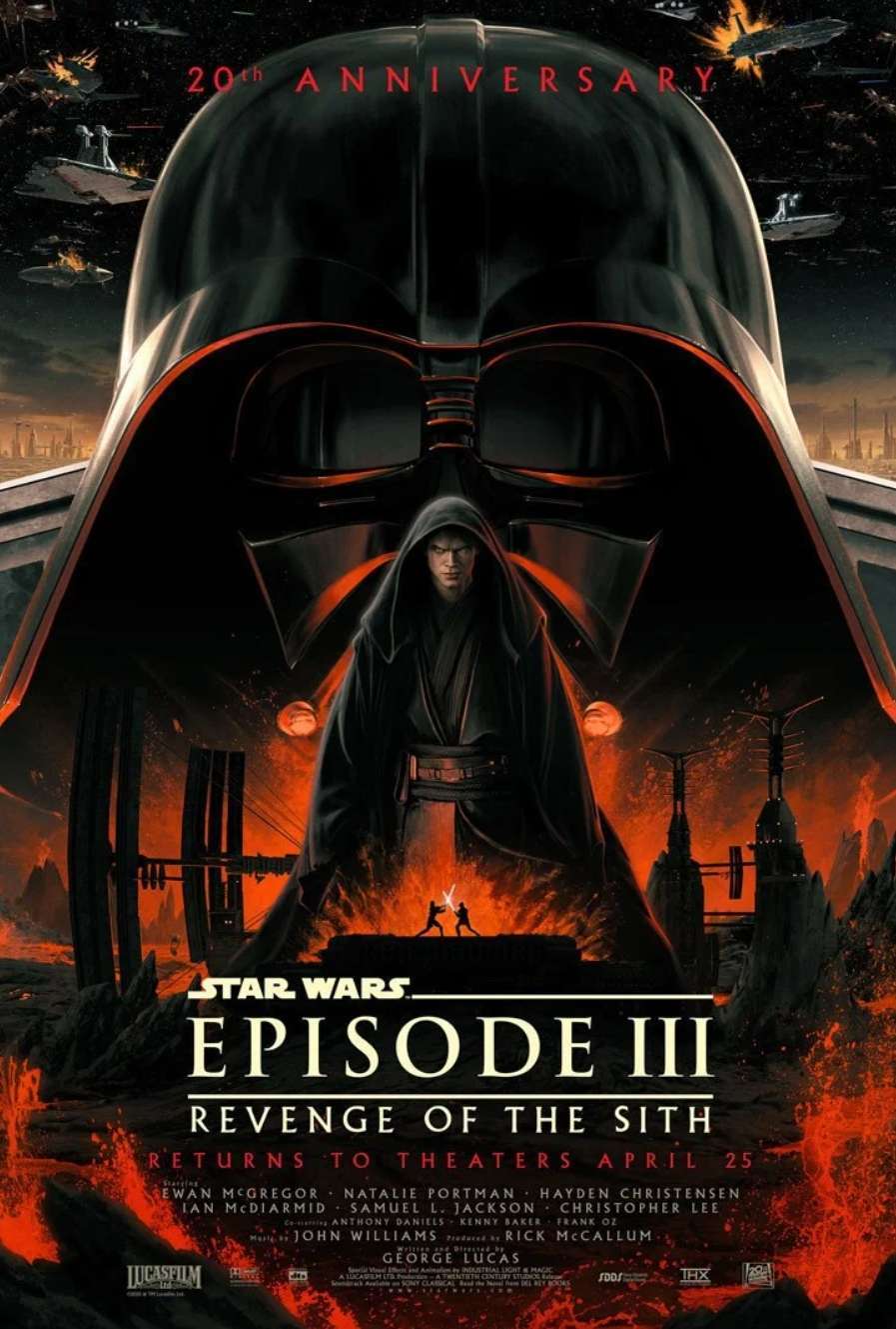 Star Wars: Episodio III torna al cinema per il 20° anniversario… ma non in Italia