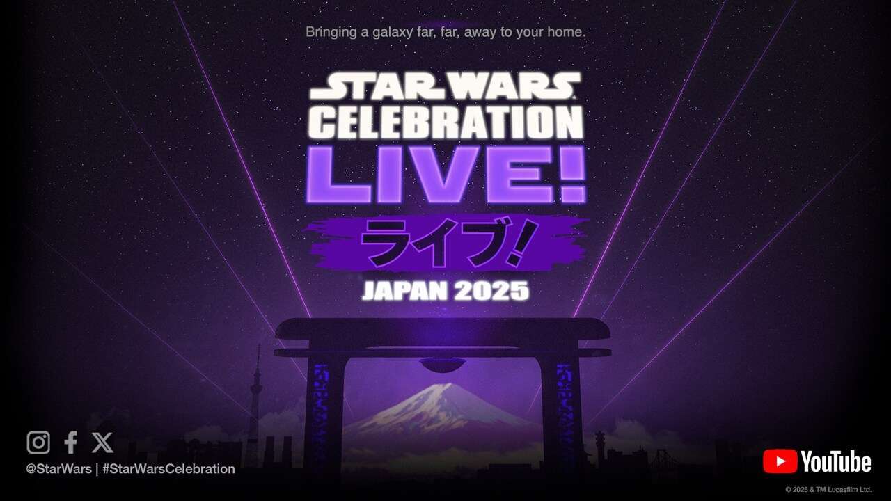 La Star Wars Celebration 2025, con tutti i nuovi annunci e vari panel, sarà seguibile su YouTube