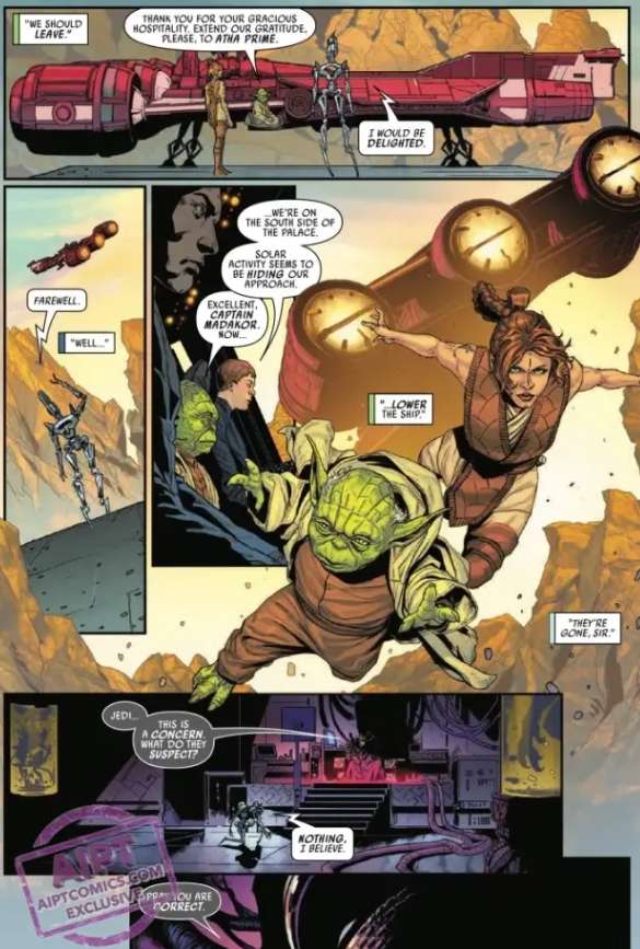 Yoda e la sua padawan tornano in azione in Jedi Knights #2