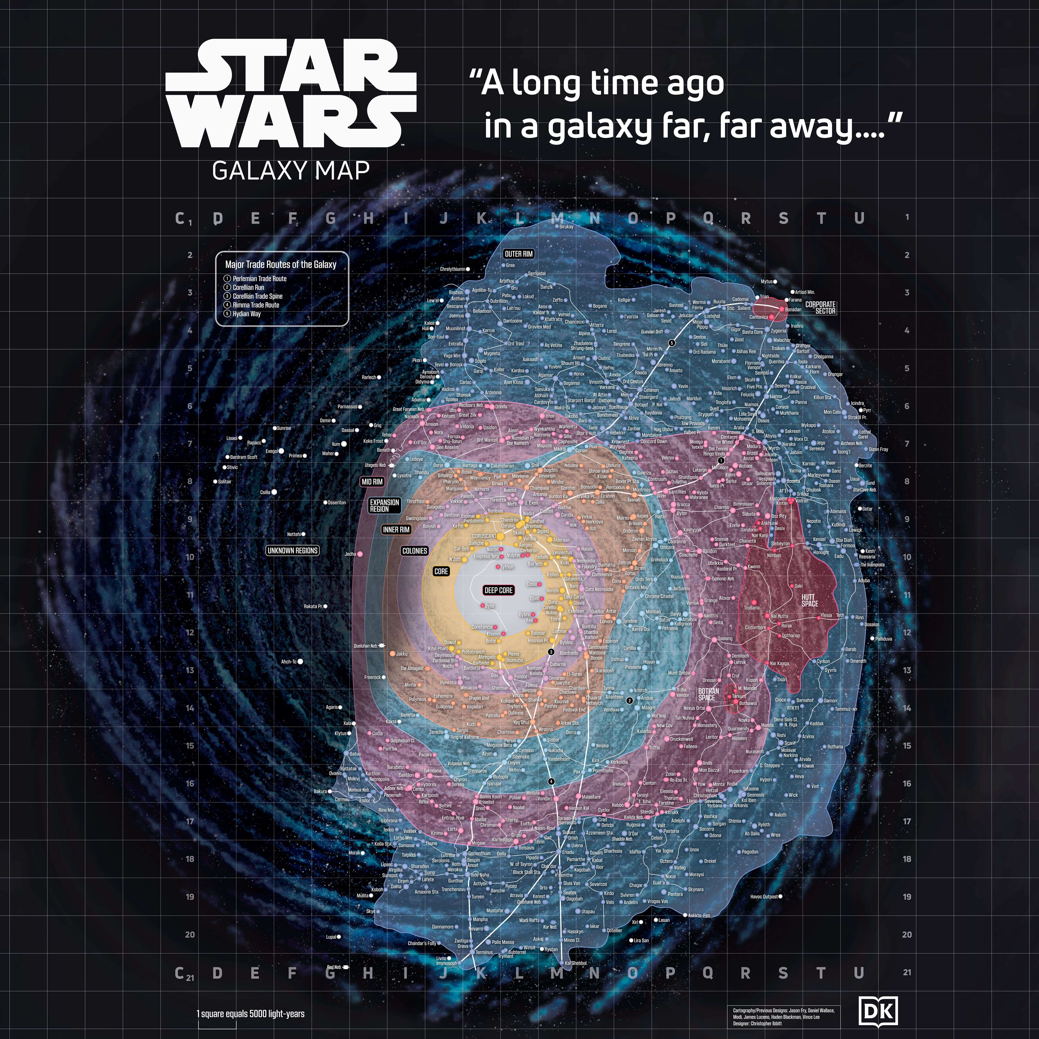 Oltre 500 pianeti e una galassia tutta da esplorare: Lucasfilm aggiorna la mappa di Star Wars