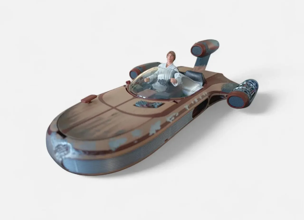 Scene da collezione: come creare e posizionare le action figure del Landspeeder The Vintage Collection